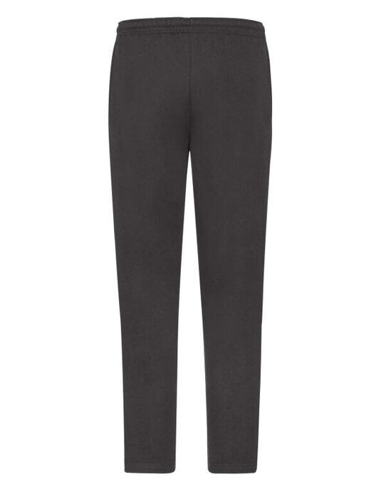 Fruit Of The Loom 64032 FOTL Mens Classic Open Hem Jog Pants - Black