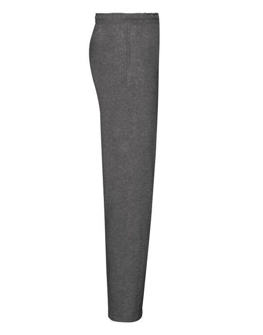 Fruit Of The Loom 64032 FOTL Mens Classic Open Hem Jog Pants - Dark Heather