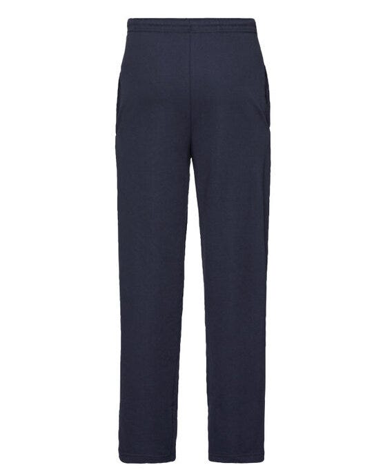 Fruit Of The Loom 64038 FOTL Mens Lightweight Open Hem Jog Pants - Deep Navy