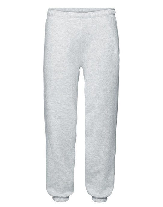 Fruit Of The Loom 64040 FOTL Mens Premium Elastic Cuff Jog Pants - Heather Grey