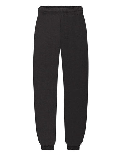 Fruit Of The Loom 64051 FOTL Kids Classic Elastic Cuff Jog Pants - Black