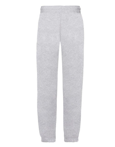 Fruit Of The Loom 64051 FOTL Kids Classic Elastic Cuff Jog Pants - Heather Grey
