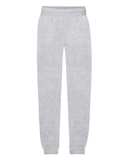 Fruit Of The Loom 64051 FOTL Kids Classic Elastic Cuff Jog Pants - Heather Grey