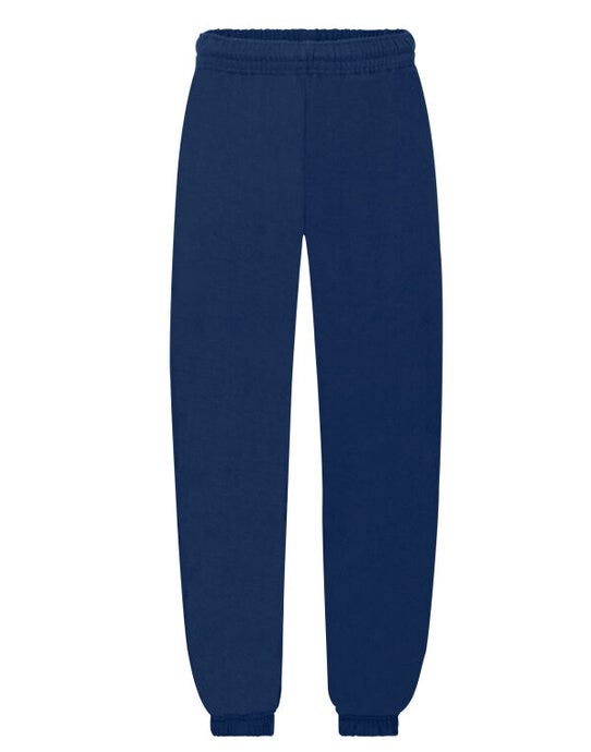 Fruit Of The Loom 64051 FOTL Kids Classic Elastic Cuff Jog Pants - Navy Blue