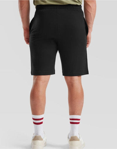 Fruit Of The Loom 64052 FOTL Iconic Jersey Shorts - Black