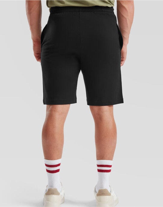 Fruit Of The Loom 64052 FOTL Iconic Jersey Shorts - Black