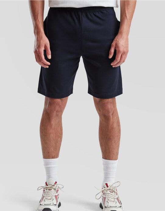 Fruit Of The Loom 64052 FOTL Iconic Jersey Shorts - Deep Navy
