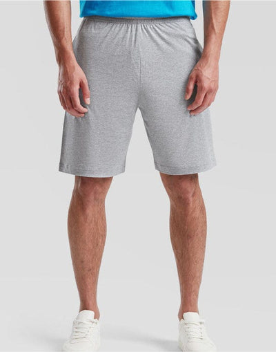 Fruit Of The Loom 64052 FOTL Iconic Jersey Shorts - Heather Grey