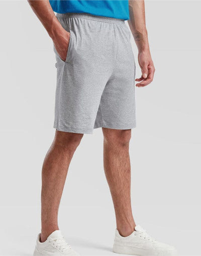 Fruit Of The Loom 64052 FOTL Iconic Jersey Shorts - Heather Grey