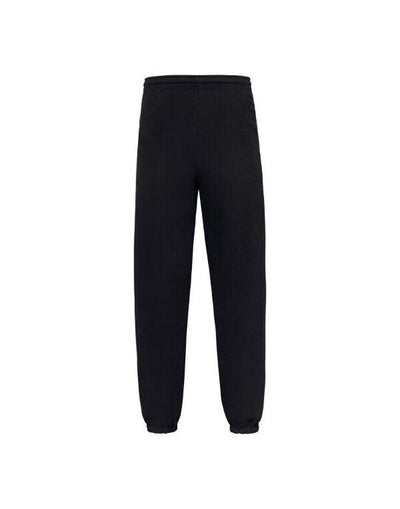 Fruit Of The Loom 64056 FOTL Iconic Premium Elasticated Cuff Jog - Black