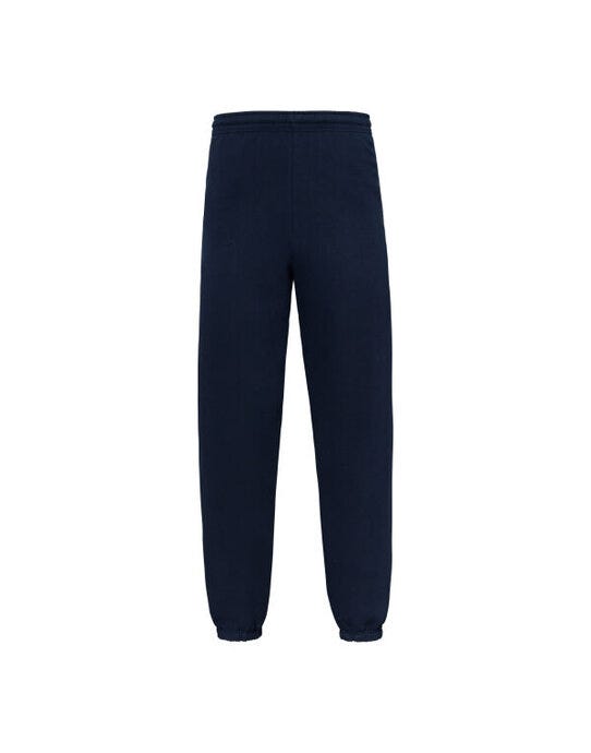 Fruit Of The Loom 64056 FOTL Iconic Premium Elasticated Cuff Jog - Deep Navy