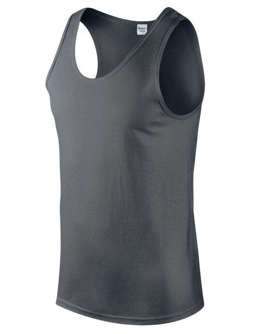 Gildan 64200 Softstyle Adult Tank Top - Charcoal