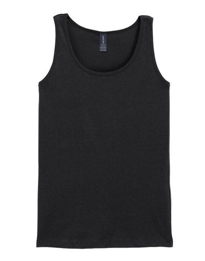 Gildan 64200L Softstyle Ladies Tank Top - Black