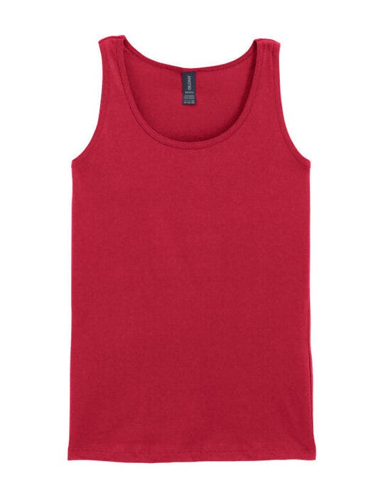 Gildan 64200L Softstyle Ladies Tank Top - Cherry Red