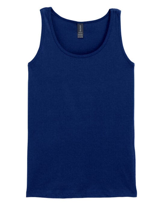 Gildan 64200L Softstyle Ladies Tank Top - Navy Blue