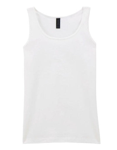 Gildan 64200L Softstyle Ladies Tank Top - White