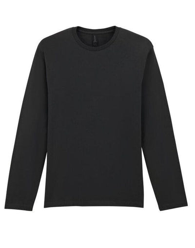 Gildan 64400 Softstyle Adult Long Sleeve Tee - Black