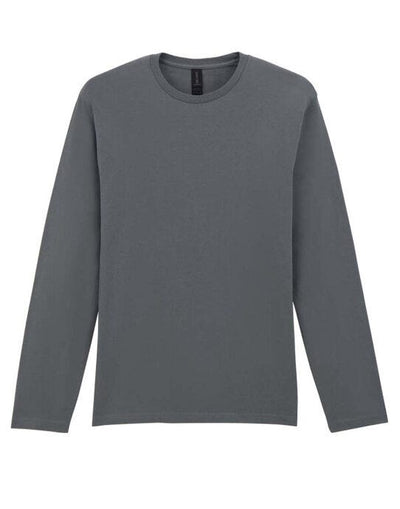 Gildan 64400 Softstyle Adult Long Sleeve Tee - Charcoal