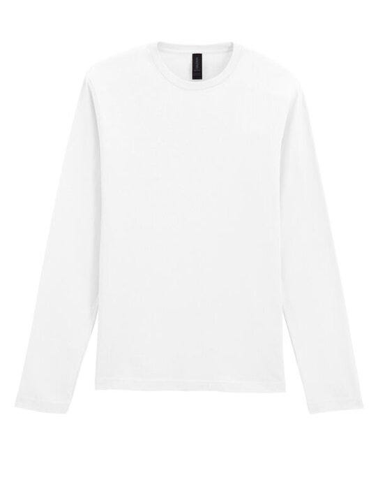 Gildan 64400 Softstyle Adult Long Sleeve Tee - White