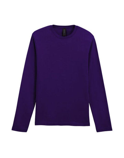 Gildan 64400 Softstyle Adult Long Sleeve Tee - Fan Dark Purple