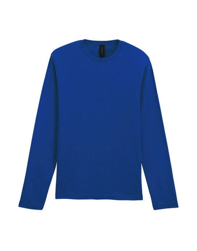 Gildan 64400 Softstyle Adult Long Sleeve Tee - Fan Deep Royal