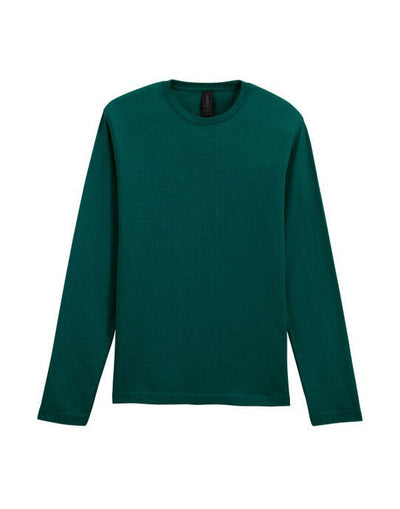 Gildan 64400 Softstyle Adult Long Sleeve Tee - Fan Marine Green