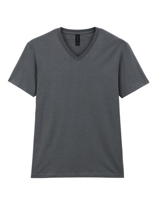 Gildan 64V00 Softstyle Adult V-Neck T-Shirt - Charcoal