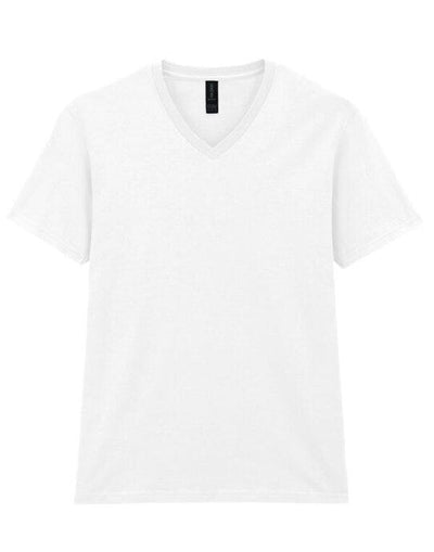 Gildan 64V00 Softstyle Adult V-Neck T-Shirt - White