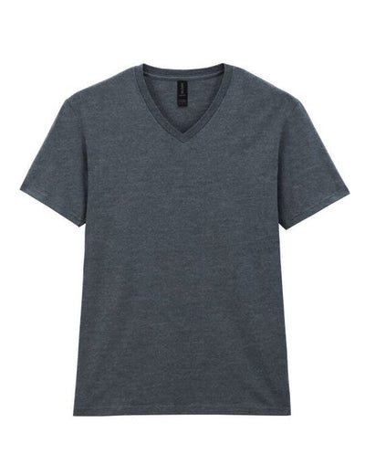 Gildan 64V00 Softstyle Adult V-Neck T-Shirt - Dark Heather