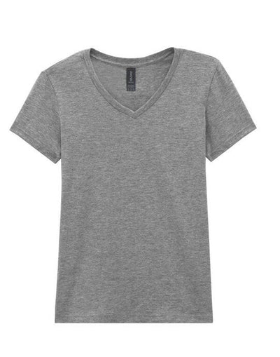 Gildan 64V00L Softstyle Ladies V-Neck T-Shirt - Sport Grey (RS)