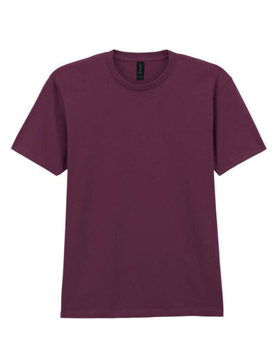 Gildan 65000 Softstyle Midweight Adult T-Shirt - Maroon