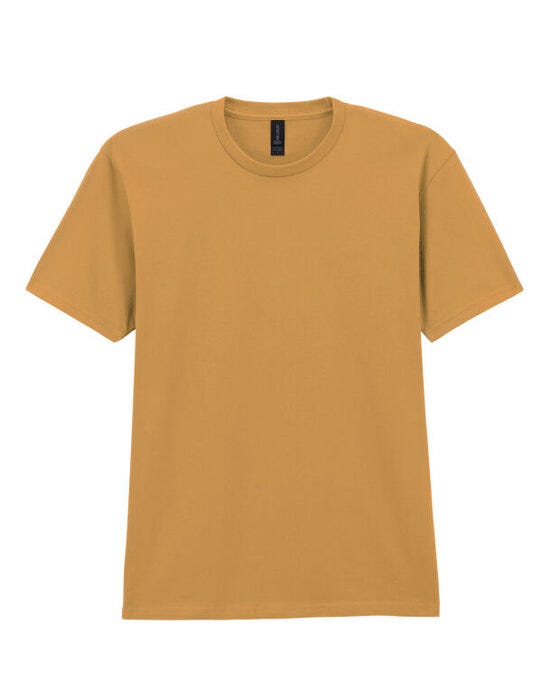 Gildan 65000 Softstyle Midweight Adult T-Shirt - Mustard