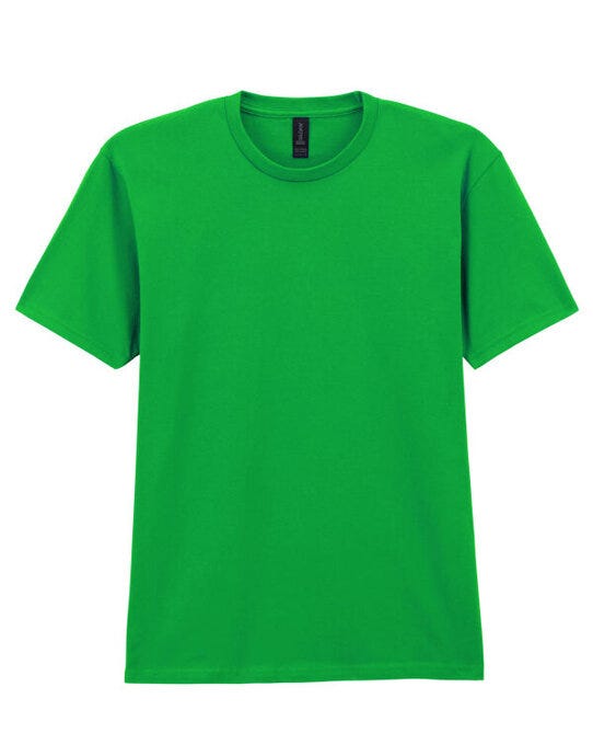 Gildan 65000 Softstyle Midweight Adult T-Shirt - Irish Green