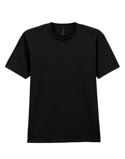 Gildan 65000 Softstyle Midweight Adult T-Shirt - Pitch Black
