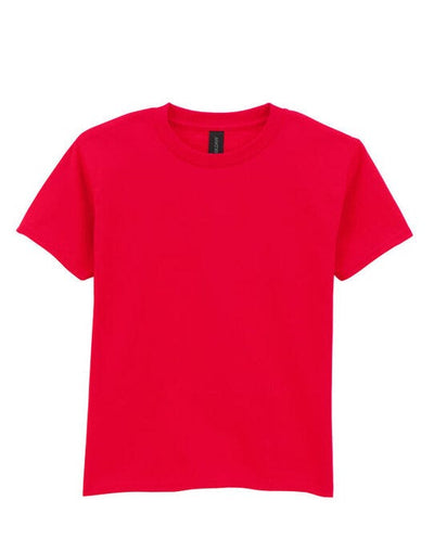 Gildan 65000B Softstyle Midweight Youth T-Shirt - Red