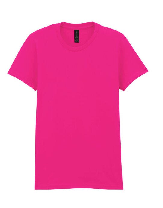 Gildan 65000L Softstyle Midweight Womens Tshirt - Heliconia