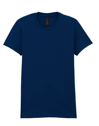 Gildan 65000L Softstyle Midweight Womens Tshirt - Navy Blue