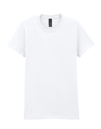 Gildan 65000L Softstyle Midweight Womens Tshirt - White