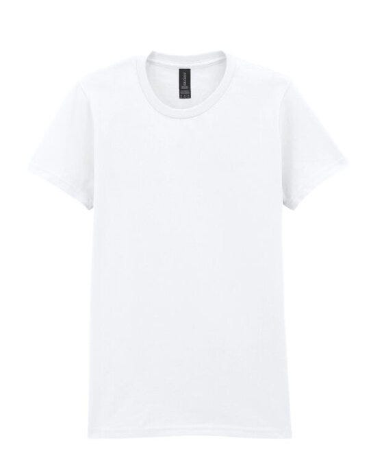 Gildan 65000L Softstyle Midweight Womens Tshirt - White