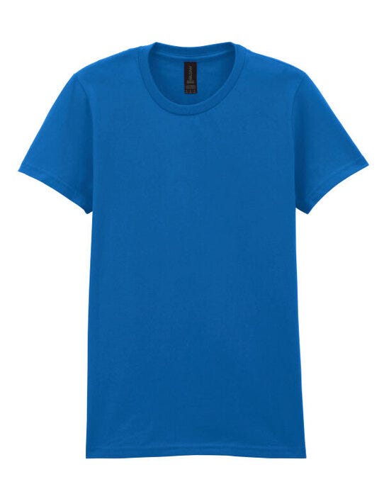 Gildan 65000L Softstyle Midweight Womens Tshirt - Royal