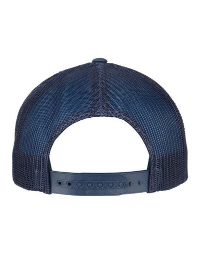 Flexfit 6506 5 Panel Retro Trucker Cap - Navy