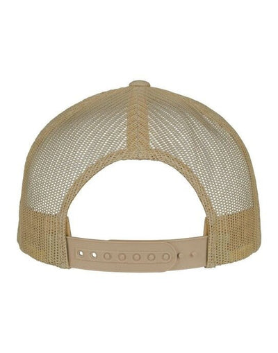 Flexfit 6506 5 Panel Retro Trucker Cap - Khaki