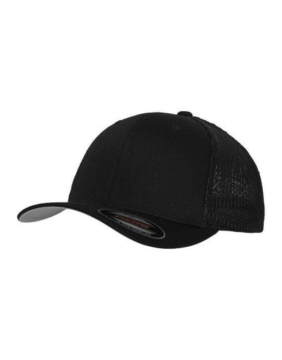 Flexfit 6511 Mesh Trucker - Black