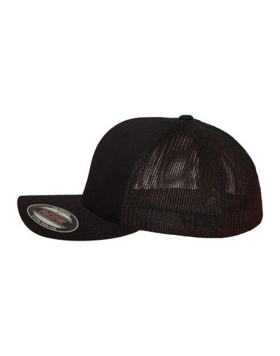 Flexfit 6511 Mesh Trucker - Black