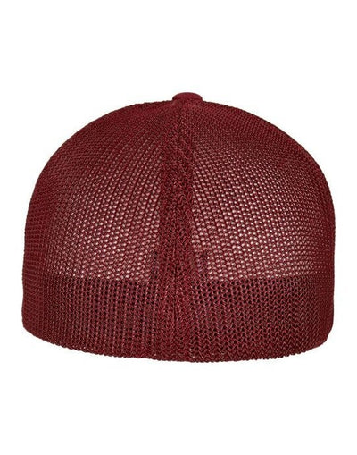 Flexfit 6511 Mesh Trucker - Cranberry