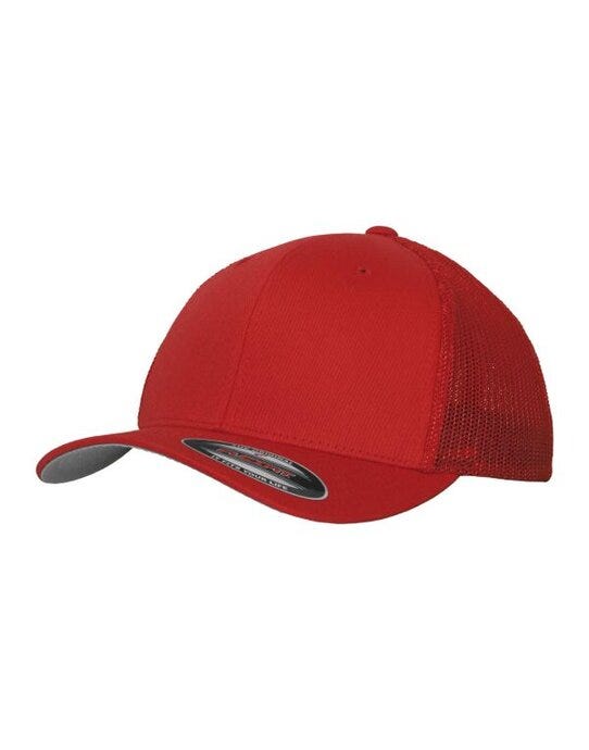 Flexfit 6511 Mesh Trucker - Red