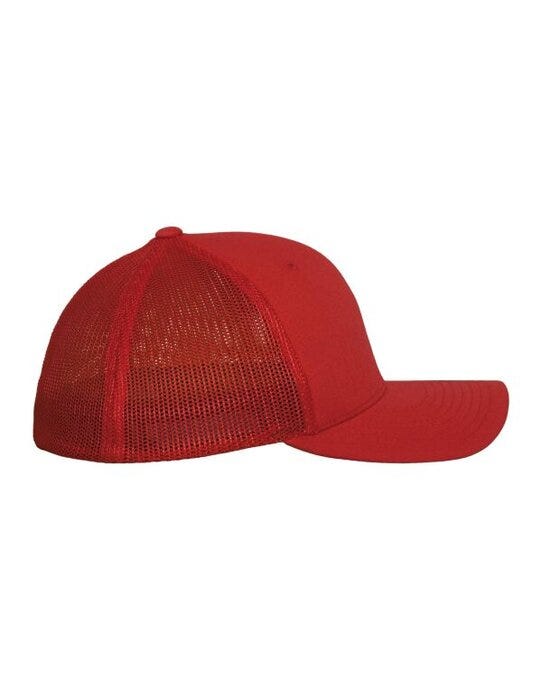 Flexfit 6511 Mesh Trucker - Red
