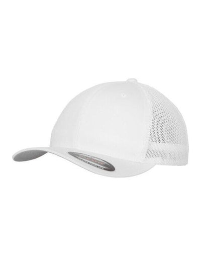Flexfit 6511 Mesh Trucker - White