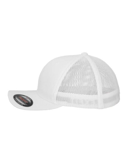 Flexfit 6511 Mesh Trucker - White