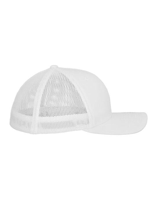 Flexfit 6511 Mesh Trucker - White